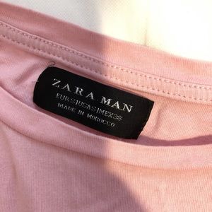 Zara Tops - T-shirt / pink / Zara Zara Tops - T-shirt / pink / Zara